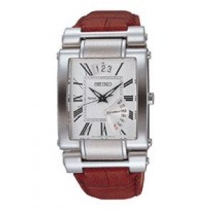Horlogeband Seiko SPQ011P1-5Y63-0AC0 Leder Cognac